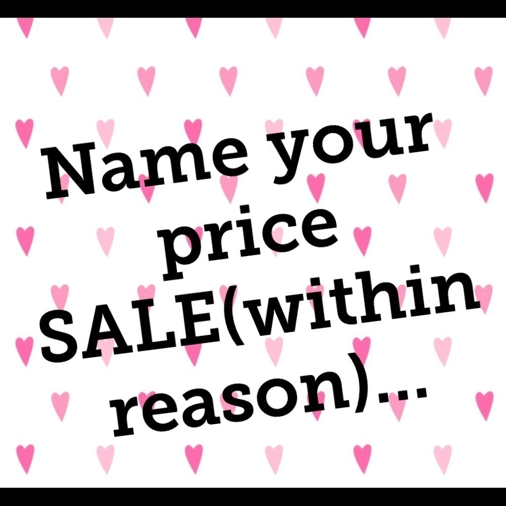 Sale name your price